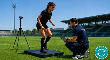 Test funzionale su pedana con tecnico Postural Lab Team